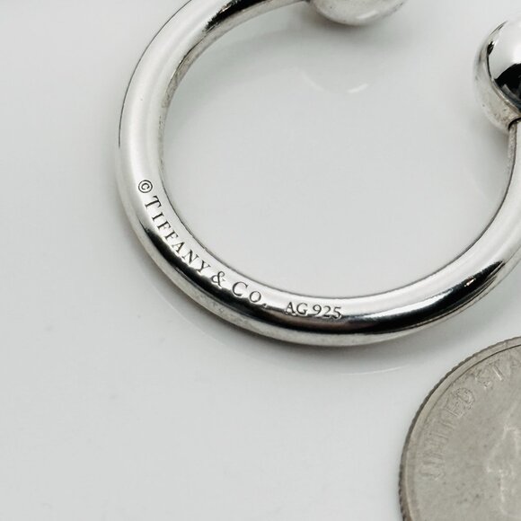 Tiffany & Co Horseshoe Key Ring Chain in Sterling Silver Unisex - Picture 6 of 7